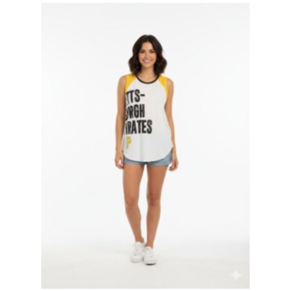 Womens pittsburgh pirates tank top size large new with tags